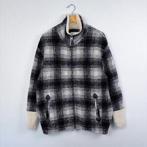 Isabel Marant Etoile Gimo Checked Wool Jacket 36